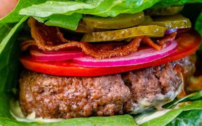Bison Burger Lettuce Wraps
